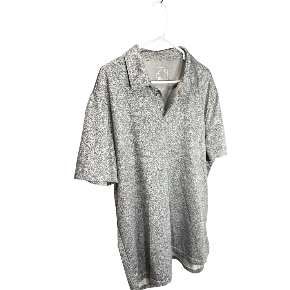 Stylus Mens XL Short Sleeve Button Up Golf‎ Polo Shirt